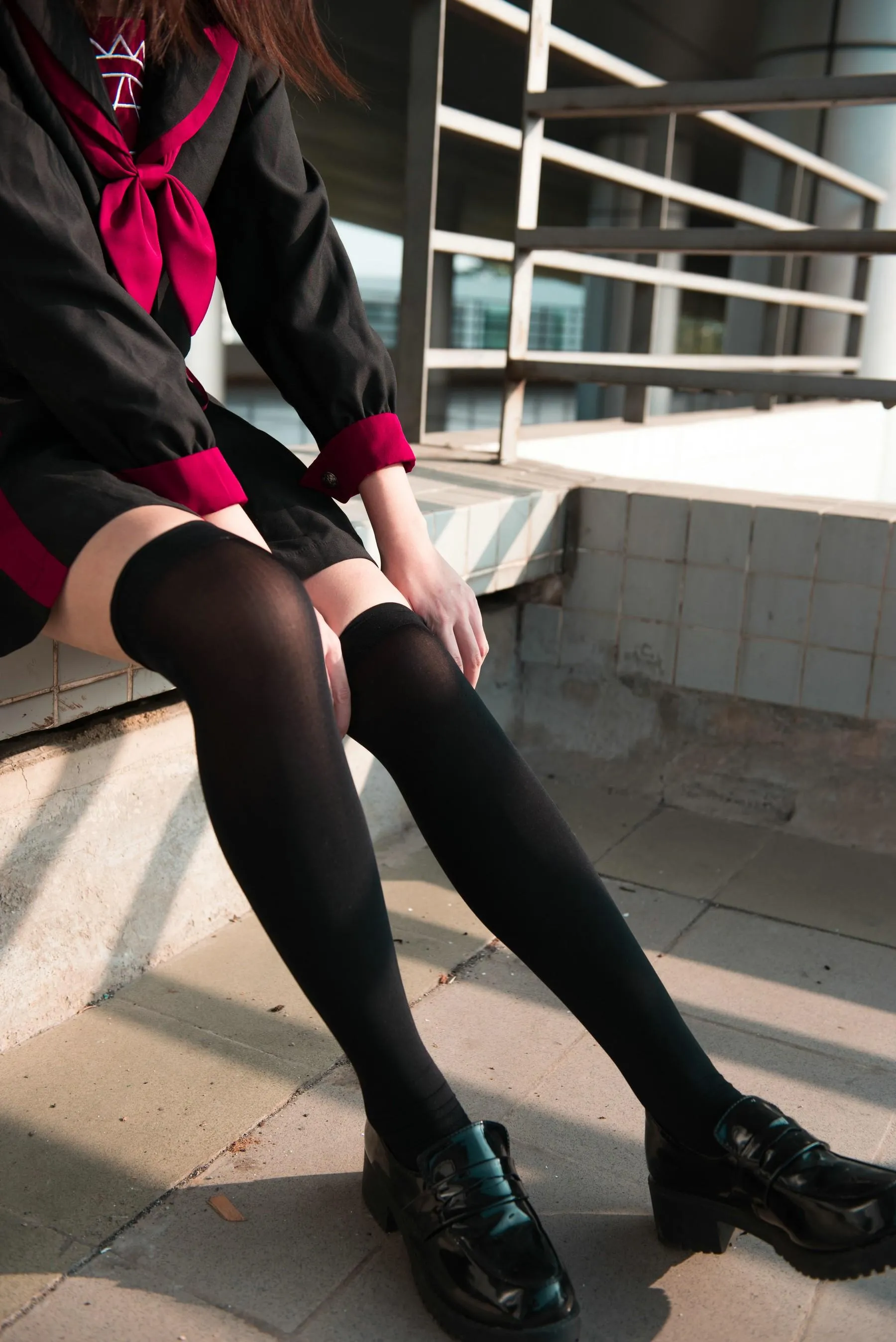 [魔镜街拍] NO.141 活力美术生JK美少女 [288P]插图1
